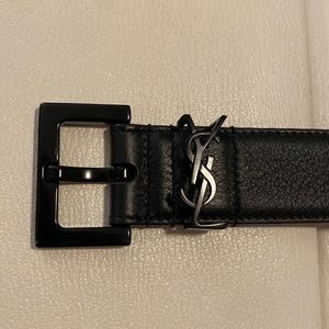 Ysl black belt black hardware